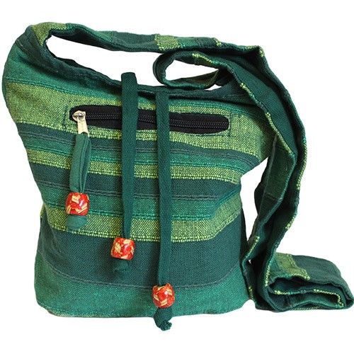 Forest green nepal sling bag u2013 Ancient Wisdom Forest Green Nepal Sling Bag by Ancient Wisdom