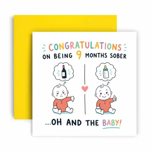 Funny New Parent Greeting Card u2013 Huxters Funny New Parent Greeting Card by Huxters