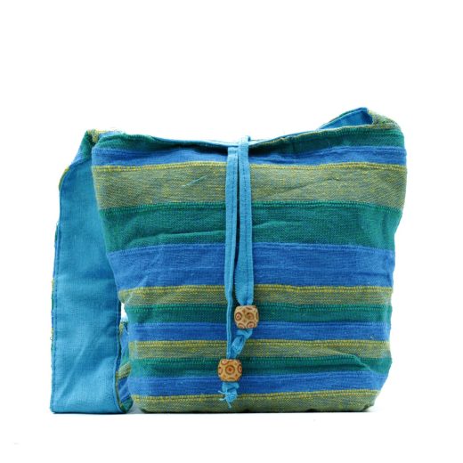 Green & blue nepal sling bag u2013 Ancient Wisdom Green & Blue Nepal Sling Bag by Ancient Wisdom