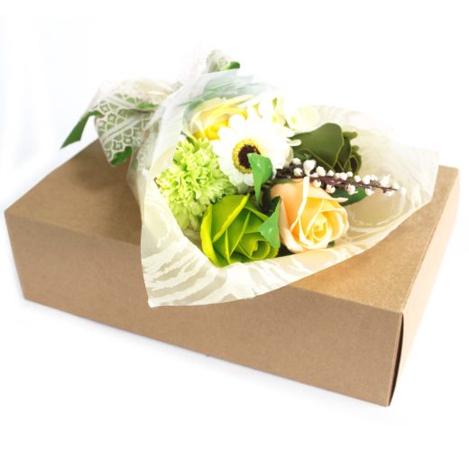 Greens boxed hand soap flower bouquet u2013 Ancient Wisdom Greens Boxed Hand Soap Flower Bouquet by Ancient Wisdom