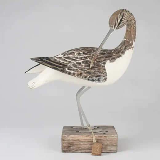 Hand carved wooden preening curlew u2013 Originals International Ltd Hand Carved Wooden Preening Curlew by Originals International Ltd