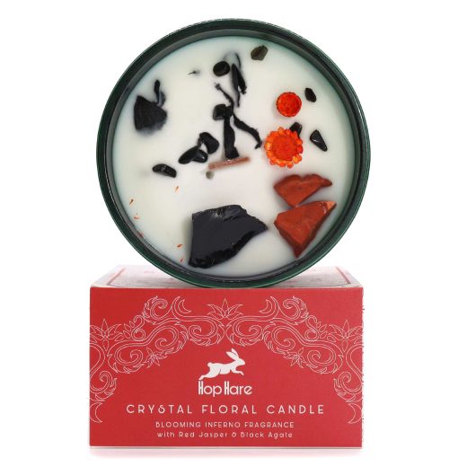 Hop Hare crystal magic flower candle Hop Hare Crystal Magic Flower Candle
