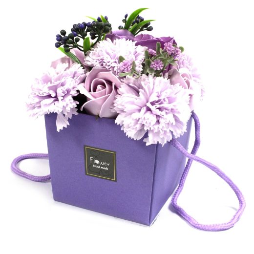 Lavender rose & carnation soap flower bouquet u2013 Ancient Wisdom Lavender Rose & Carnation Soap Flower Bouquet by Ancient Wisdom