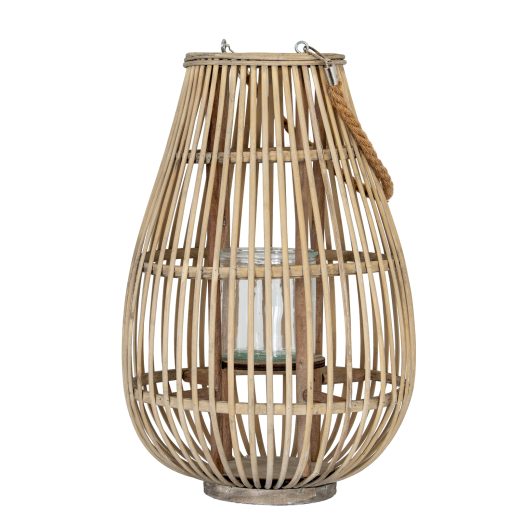 Medium ellipse lantern with glass holder Medium Ellipse Lantern with Glass Holder