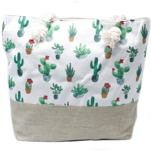 Mini Cactus Rope Handle Bag by Ancient Wisdom
