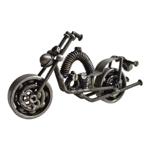Model Motorbike from Recycled Bike Parts