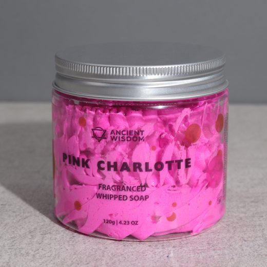 Pink charlotte whipped soap u2013 Ancient Wisdom Pink Charlotte Whipped Soap by Ancient Wisdom