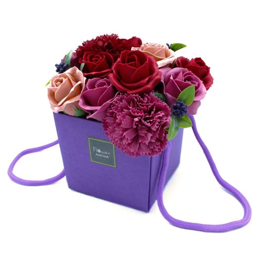 Purple flower garden bouquet soap flowers u2013 Ancient Wisdom Purple Flower Garden Bouquet Soap Flowers by Ancient Wisdom