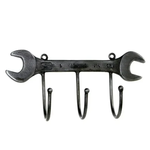 Recycled spanner coat hook u2013 Shared Earth Recycled Spanner Coat Hook by Shared Earth