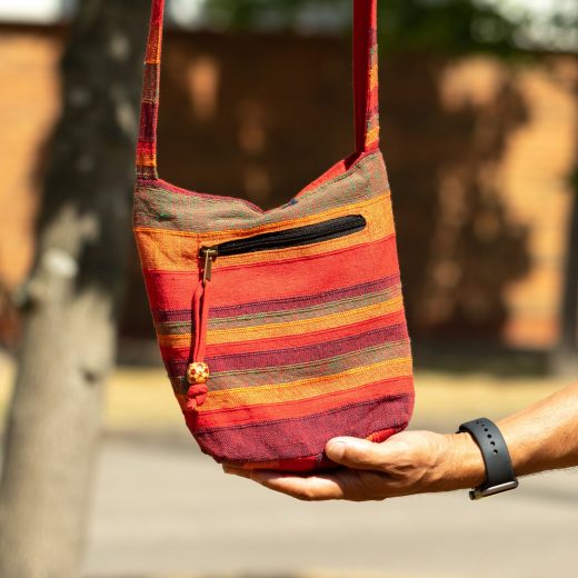 Sunrise orange nepal sling bag u2013 Ancient Wisdom Sunrise Orange Nepal Sling Bag by Ancient Wisdom
