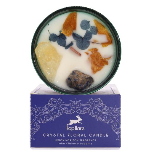 The sun crystal magic flower candle u2013 Hop Hare The Sun Crystal Magic Flower Candle by Hop Hare