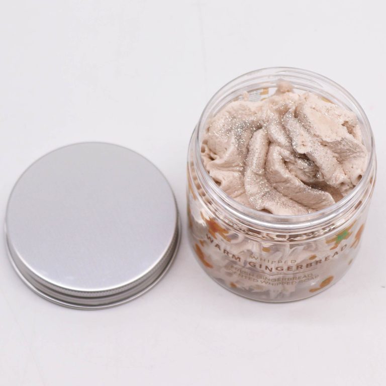 Christmas Guest Bathroom Soaps in Builth Wells – Warm Gingerbread Whipped Soap at Wye Knot