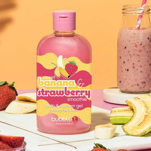 Banana & strawberry smoothie body wash u2013 Bubble T Cosmetics Banana & Strawberry Smoothie Body Wash by Bubble T Cosmetics