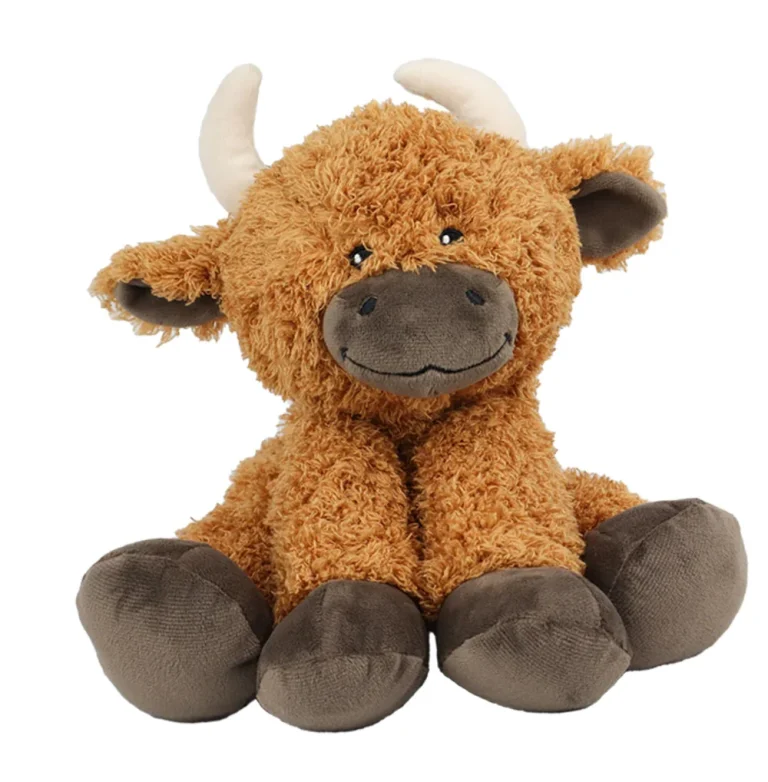 Beddy buddies unscented highland cow wheat bag by The Wheat Bag Company – detail view