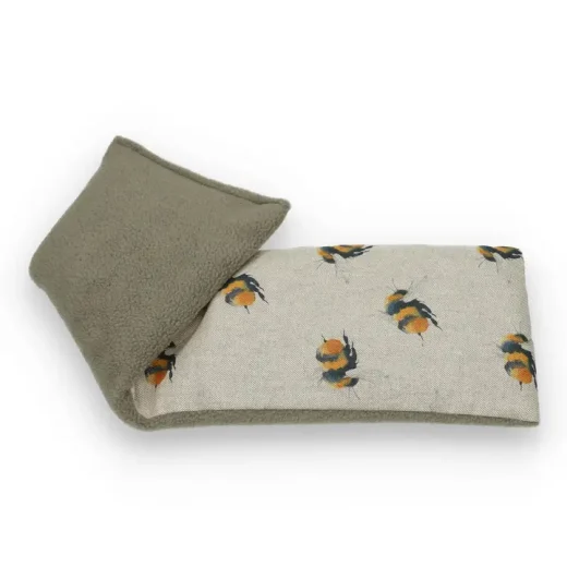 Bees duo unscented fabric wheat bag u2013 The Wheat Bag Company Bees Duo Unscented Fabric Wheat Bag by The Wheat Bag Company