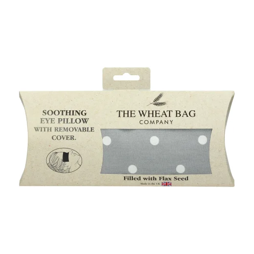 Dotty grey lavender eye pillow u2013 The Wheat Bag Company Dotty Grey Lavender Eye Pillow by The Wheat Bag Company