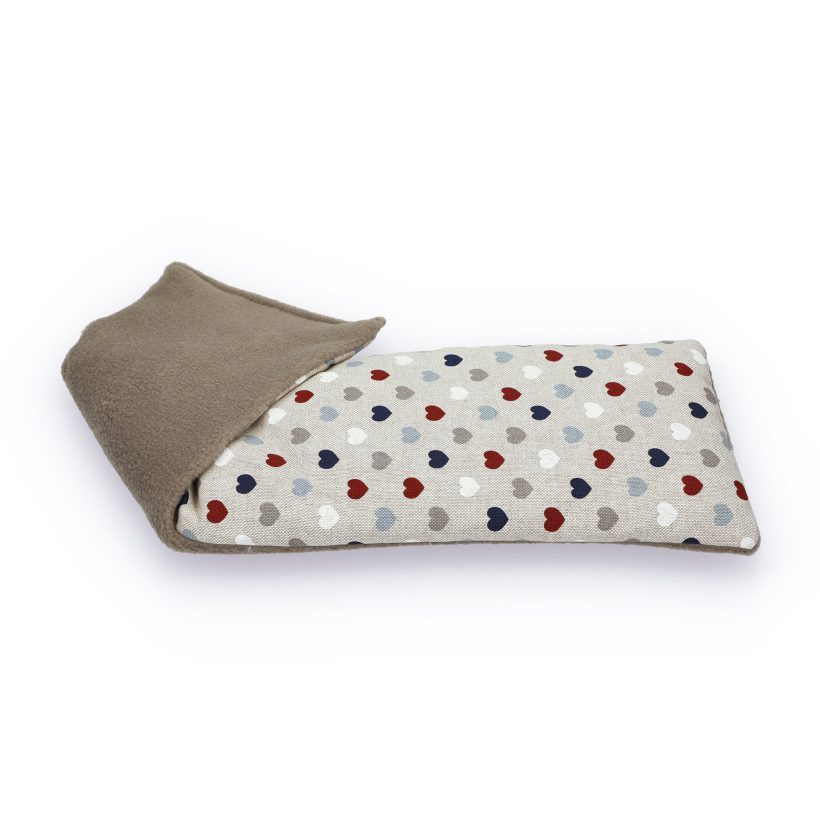 Hearts Multi Duo Fabric Wheat Bag by The Wheat Bag Company