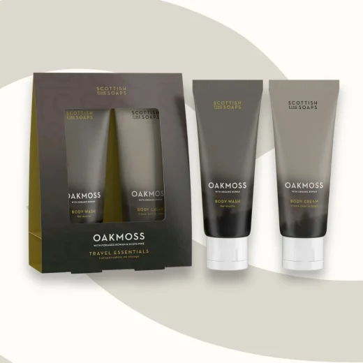 Oakmoss Travel Essentials Gift Set