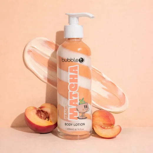 Peach matcha body lotion u2013 Bubble T Cosmetics Peach Matcha Body Lotion by Bubble T Cosmetics