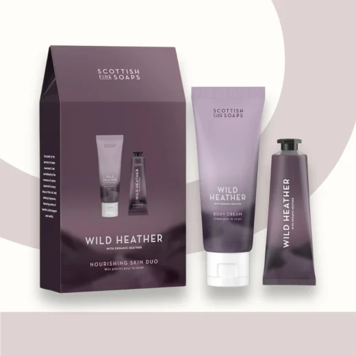 Wild heather nourishing skin duo gift set u2013 Scottish Fine Soaps Wild Heather Nourishing Skin Duo Gift Set by Scottish Fine Soaps