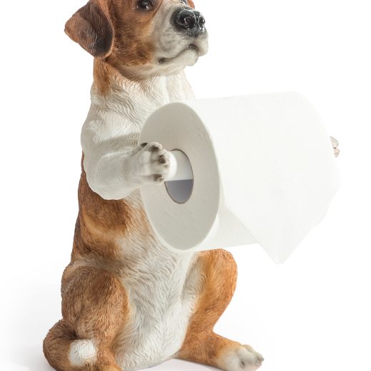 Helpful Hound Toilet Roll Holder